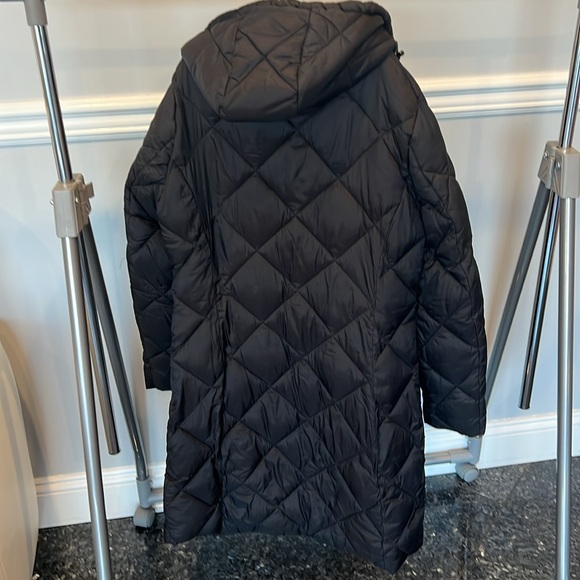 MICHAEL KORS Women's Diamond Quilted Hooded Puffer Jacket Size Small Black - Picture 5 of 6